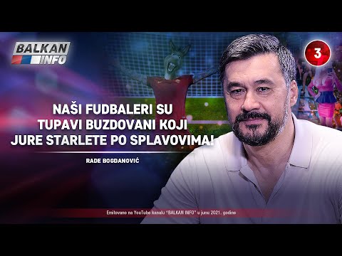 INTERVJU: Rade Bogdanović - Fudbaleri su tupavi buzdovani, jure starlete po splavovima! (14.6.2021)