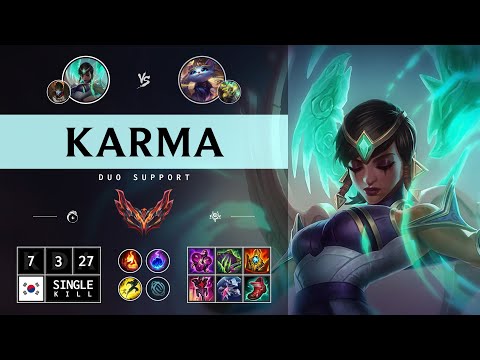 Karma Support vs Yuumi: Shield Maker - KR Grandmaster Patch 14.15