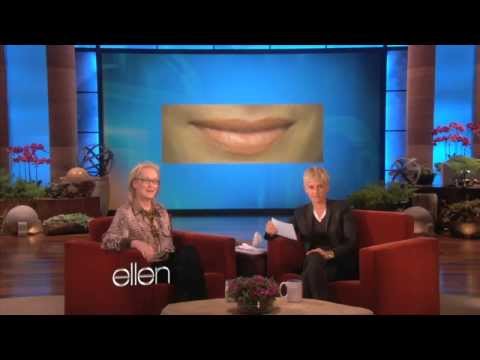 Meryl Streep Kisses and Tells (The Ellen show)