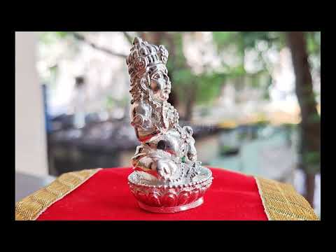 Treasures Lord Kubera Idol/Murti in Pure Silver video