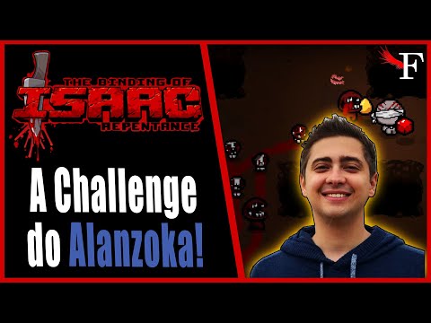 O DESAFIO DO ALANZOKA! (Challenge 7 Brick by Brick) - The Binding of Isaac Repentance - #686 PTBR