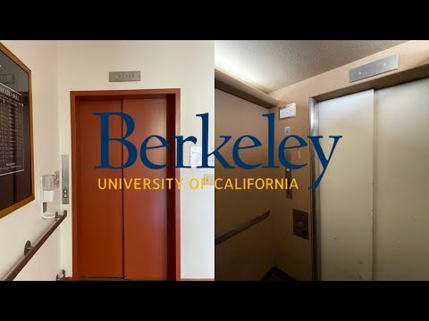 VIBRATING MOTOR! Epic Montgomery Hydraulic Elevator w/ CJA - Hilgard Hall-UCB in Berkeley CA.