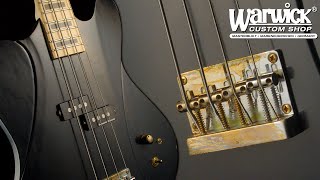 Video thumbnail for Warwick Custom Shop Masterbuilt - Idolmaker Bass - Swamp Ash Body #18-3913 by Framus & Warwick