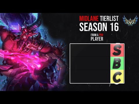 These Midlaners DOMINATE Season 16 – Midlane Tier List