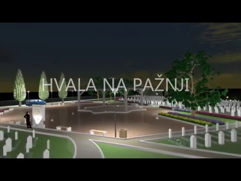 MIZ Kalesija, Gradsko mezarje - prezentacija Idejnog rješenja (www.NKP.ba)