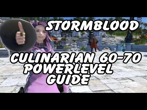 FFXIV Culinarian 60-70 Powerlevel Guide - Leves, Collectables & Resources