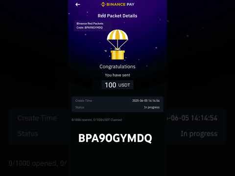 $100 USDT Live Claim 🎁 || binance red packet code today || red packet code in binance today