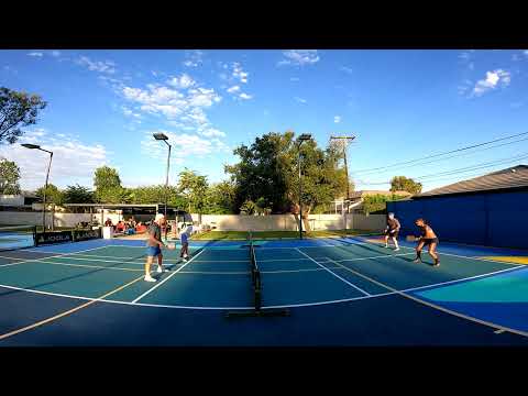 Bad Pickleball High Level Rec 5.0+ Jessie Irvine Brandon Kramer Matt Baca Angus Lee