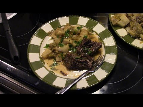 Pressure Cooker Roast Beef with Leeks and Turnips
