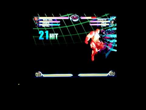 MvC2: Magneto/IronMan Tag Infinite Combo