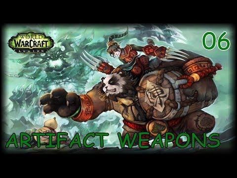 WOW LEGION Gameplay Walkthrough NIGHTBORNE MONK Part 6 - Artifact Weapon Windwalker & Brewmaster