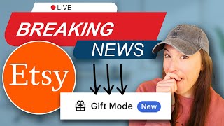 JUST ANNOUNCED (you're gonna want to watch this): Etsy's brand new AI tool, Etsy GIFT MODE
