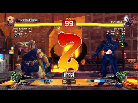 USFIV~ Gouken (ProudStrawberry) vs.  Seth (meu1988) HD