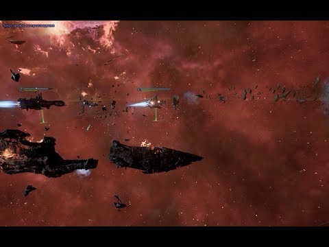Dark Angels vs Eldar, Heroic Difficulty + Elite Mode 700 points - Battlefleet Gothic Armada