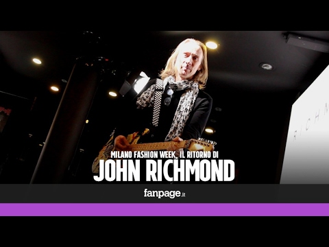 Milano Fashion Week, il ritorno di John Richmond: "Sono uno stilista rock"