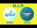 Universal Kids Sprout USA Eras Bumpers Idents Promo Logo History 2005 2025