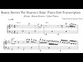 Kenny Barron "For Heaven's Sake" Piano Solo Transcription