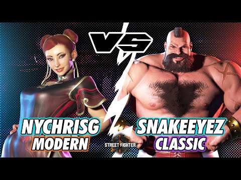 SF6 • SnakeEyez (Zangief) vs. NYChrisG (M. Chun-Li) - Street Fighter 6 • Modern Chun