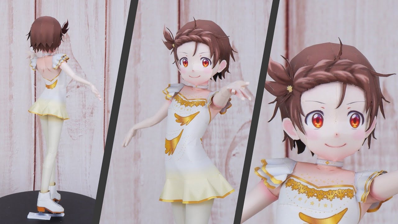 ペーパークラフト　結束いのり（メダリスト）