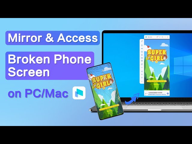 how to view broken phone screen on computer