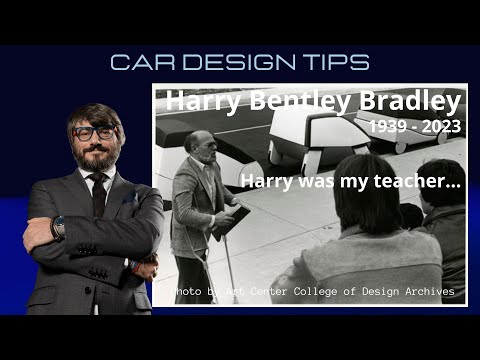What I Learned From a Legendary Car Designer Teacher at Art Center, Harry Bradley!