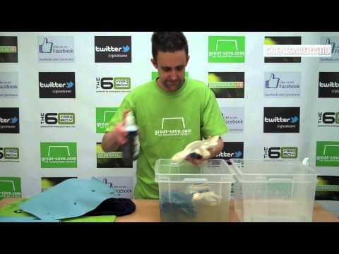 How to wash and care for goalkeeper gloves