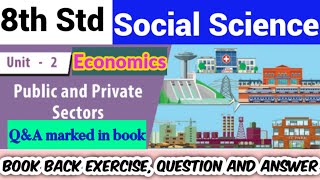 8th Std - Social | Unit 2 - Economics | Book Back Exercise - Question and Answer marked in book