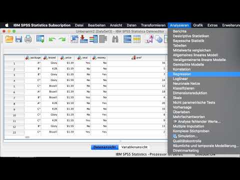 Ordinale Regression mit SPSS - Corona Testversion