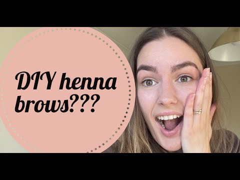 DIY Henna eyebrows| Eyebrow mapping| Step by step tutorial