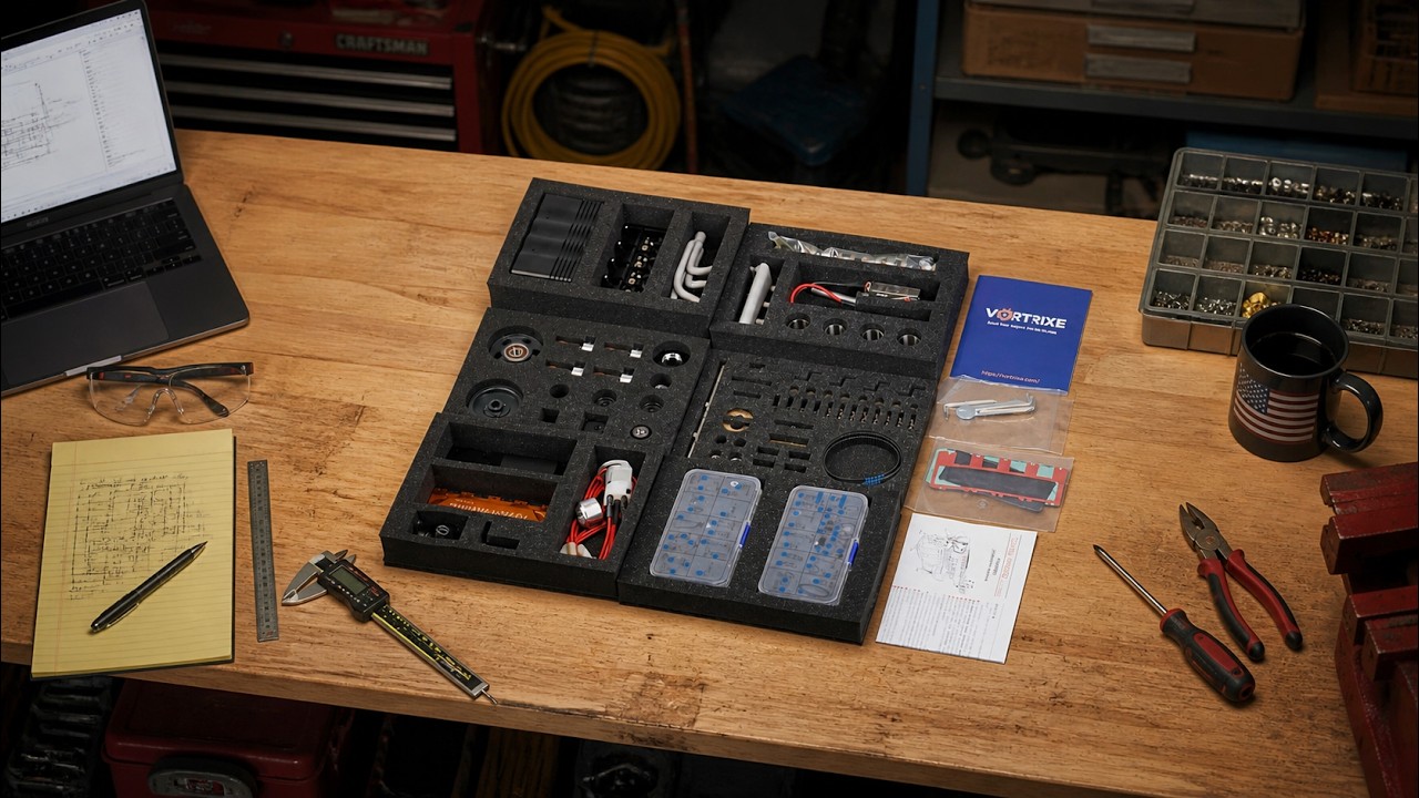Unboxing the FS-L400BGC Inline 4 Cylinder 4 Stroke OHC Engine Kit