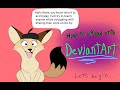 How To Upload Onto DeviantArt Tutorial