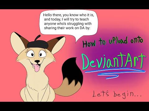 How To Upload Onto Deviantart Tutorial