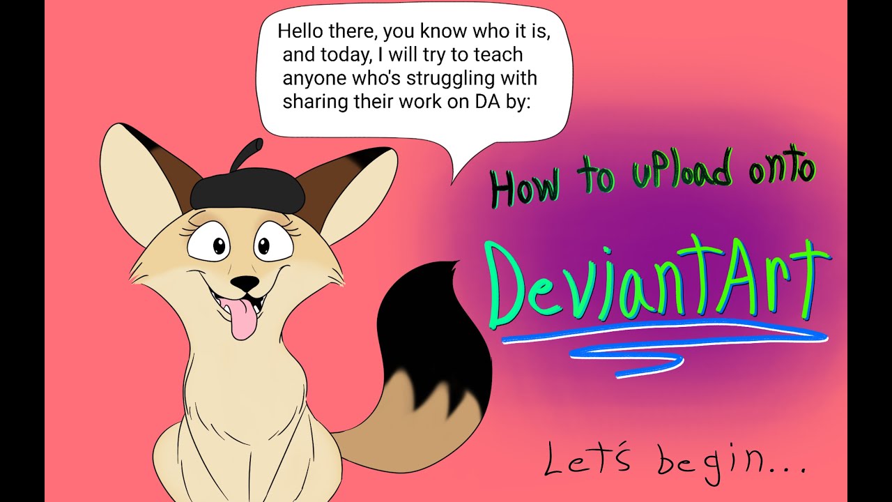 How to Upload onto DeviantArt Tutorial