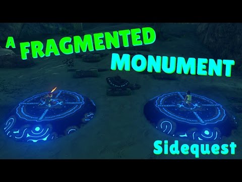 A Fragmented Monument Zelda BOTW Shrine Quest & Shrine Solution