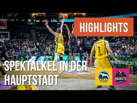 Highlights: ALBA BERLIN - Telekom Baskets Bonn (Saison 2024/25) easyCredit BBL | Dyn Basketball
