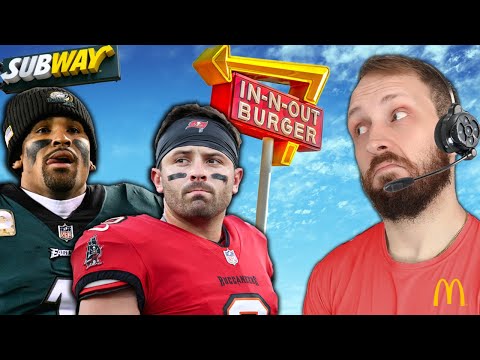 NFL QBs as Fast Food Restaurants