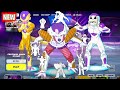 Fortnite FRIEZA (Dragon Ball Z) doing all Fortnite Built-In Emotes and Funny Dances シ