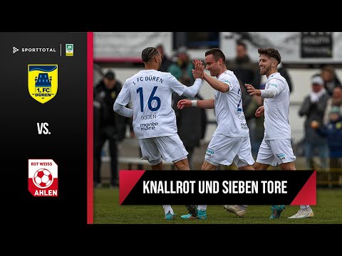 Sieben Tore in Düren - In 20 Minuten klingelt es fünfmal | 1.FC Düren - RW Ahlen | Regionalliga West