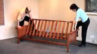 Futon Assembly: How to Assemble a Futon Frame - Bronze Series by Night and Day
