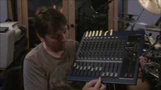 Video thumbnail for "Recording drums at Home" part 2 "Yamaha MG16/4 Mixer" by Cariad Drum Channel