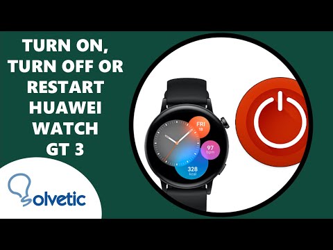 🔘⌚How to Turn On Turn Off and Restart Huawei Watch GT 3 ⚙️ Setup Huawei Watch GT 3
