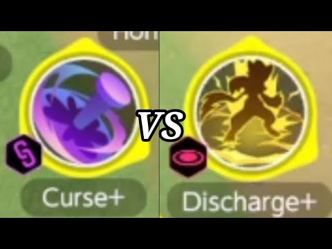 Pokemon unite | Curse VS Discharge damege comparison |