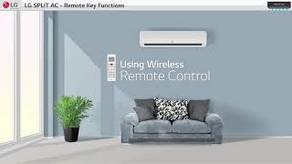 [LG Split AC] - How to use LG Dual Inverter AC Remote
