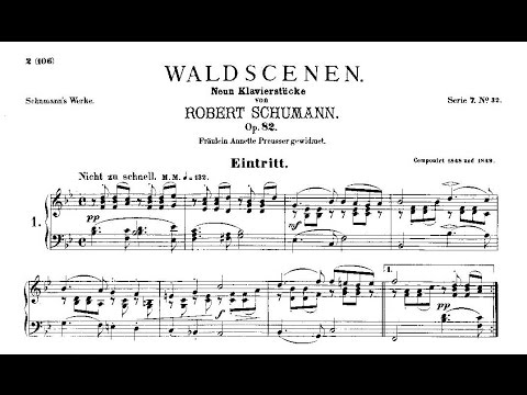 Schumann - Waldszenen - best classical piano songs