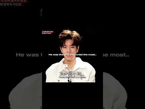 When Seungmin cried during Leeknow's elimination 😭💔 #leeknow #seungmin #straykids #shorts