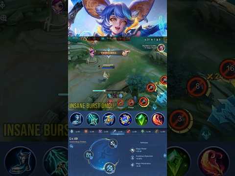 100% Annoying!! Nana Insane Burst Damage Build (Part 8) - MLBB #gameplayproplayer #nana #MLBB