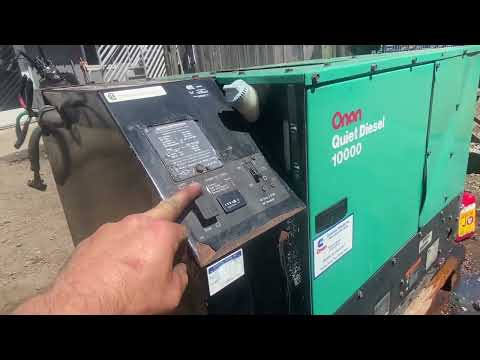 Onan Quiet-Diesel 10KW Generator