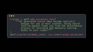 Manim Voiceover demo - actual recording with RecorderService