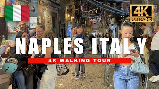 🇮🇹 Naples, Italy | Naples Nightlife Evening Walking Tour 🍕 Italy Night Walk | 4K HDR 60fps