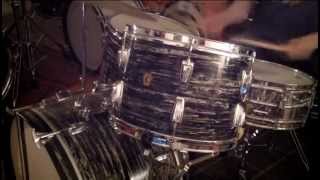 Video thumbnail for sold 1967 Ludwig Vintage Drums, Super Classic kit, Black Oyster Pearl by Giulio “Vintage Drummer” Zambelli
